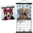 thumbnail image 1 of Trends International 2025 Lucia Heffernan - Animal Foodies Wall Calendar & Magnetic Frame, 1 of 5