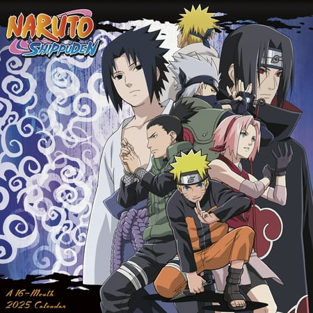 Trends International 2025 Naruto Shippuden Wall Calendar