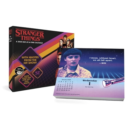 Trends International 2025 Netflix Stranger Things Day-at-a-Time Box Calendar