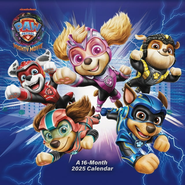 Trends International 2025 Nickelodeon PAW Patrol Wall Calendar