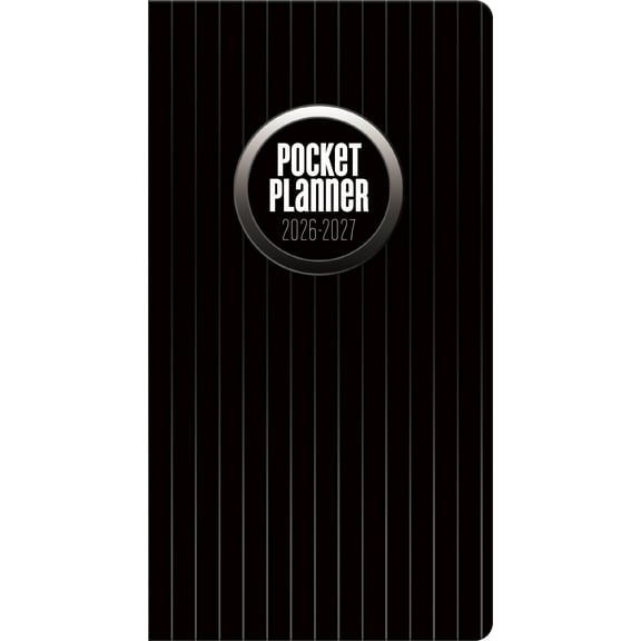 Trends International 2026-2027 Classic Black Pocket Planner