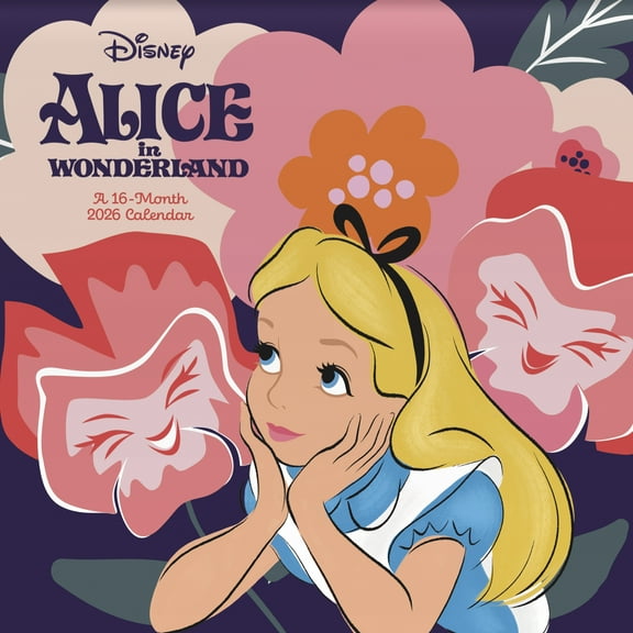 Trends International 2026 Alice in Wonderland Wall Calendar