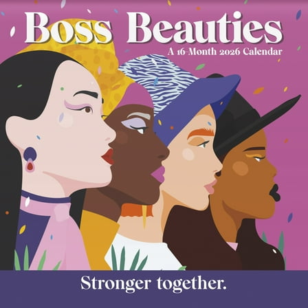 Trends International 2026 Boss Beauties Wall Calendar