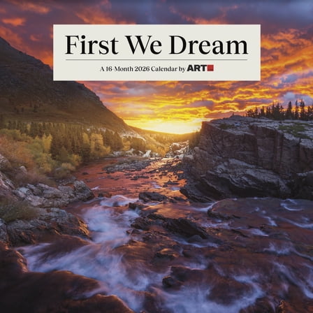 Trends International 2026 First We Dream Wall Calendar