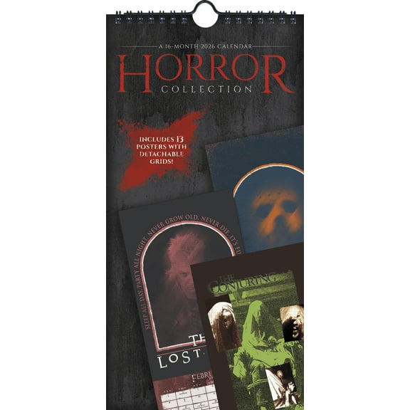 Trends International 2026 Horror Collection Mini Poster Calendar