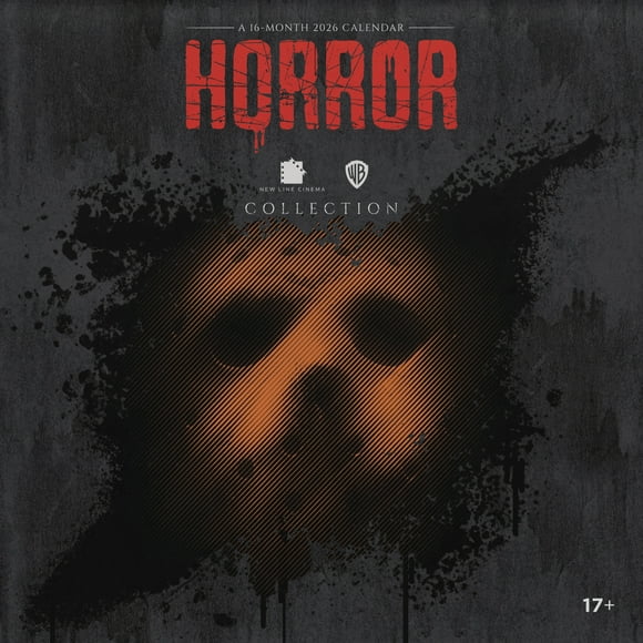 Trends International 2026 Horror Collection Wall Calendar