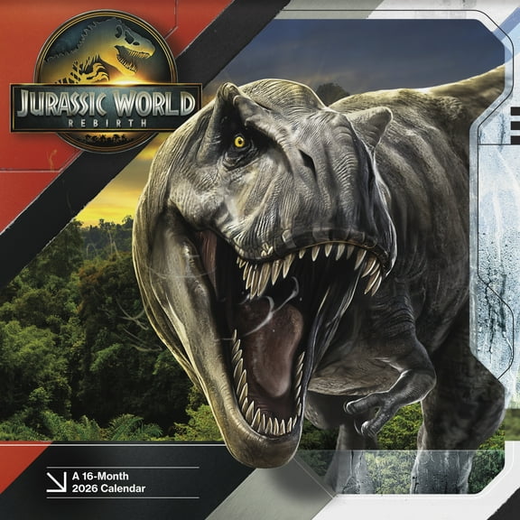 Trends International 2026 Jurassic World: Rebirth Wall Calendar