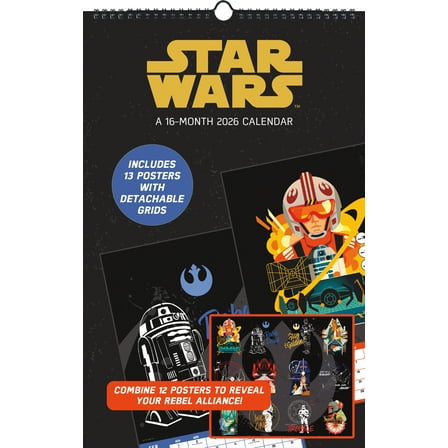 Trends International 2026 Star Wars Oversized Poster Calendar
