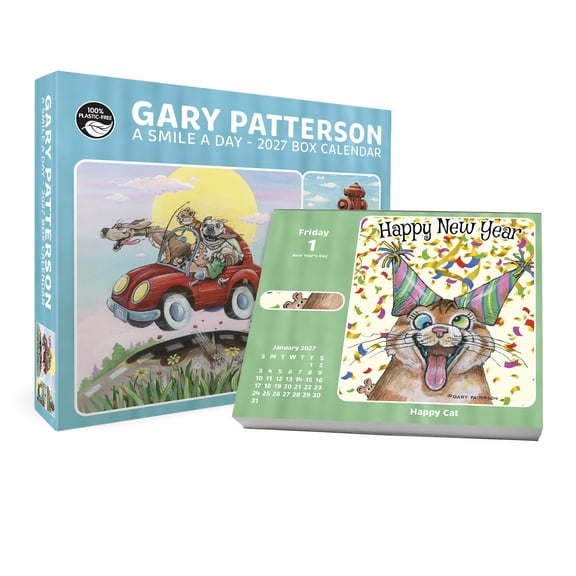 Trends International 2027 Gary Patterson - A Smile a Day Day-at-a-Time Box Calendar