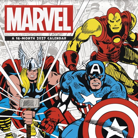 Trends International 2027 Marvel Comics Mini Wall Calendar