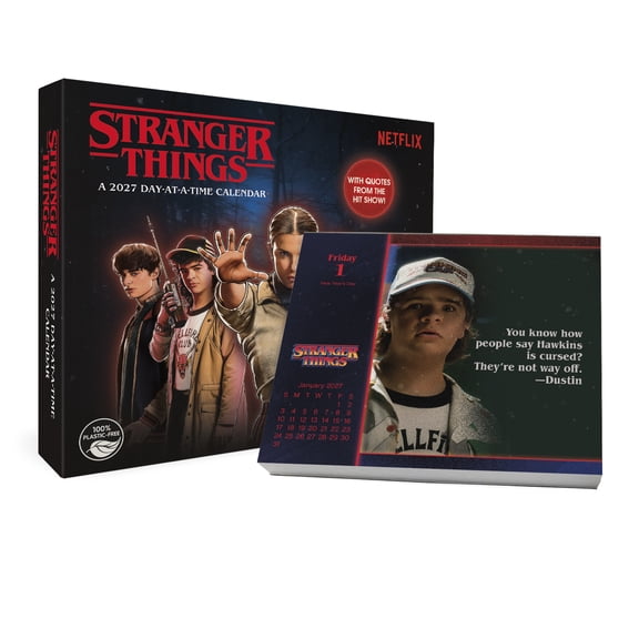Trends International 2027 Stranger Things Day-at-a-Time Box Calendar
