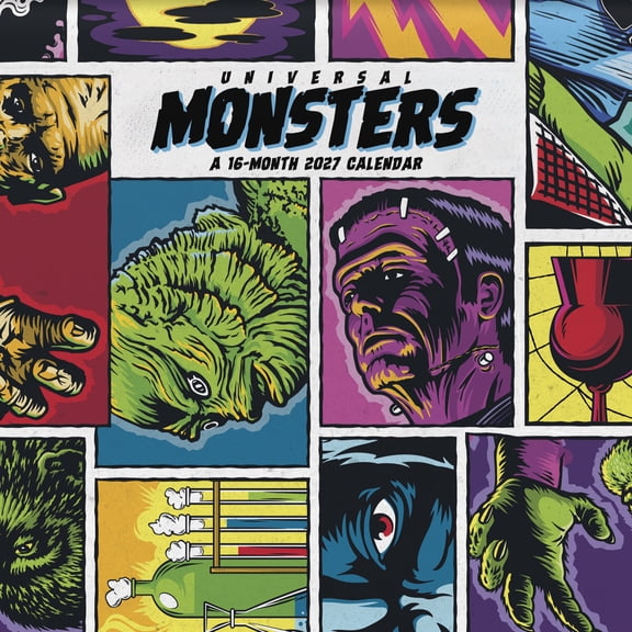 Trends International 2027 Universal Monsters Wall Calendar