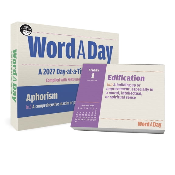 Trends International 2027 Word a Day Day-at-a-Time Box Calendar