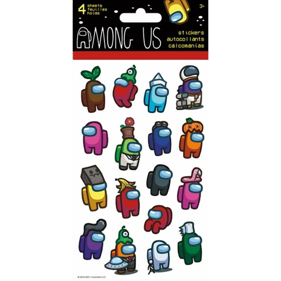 Trends International Among Us Standard 4-Sheet Stickers
