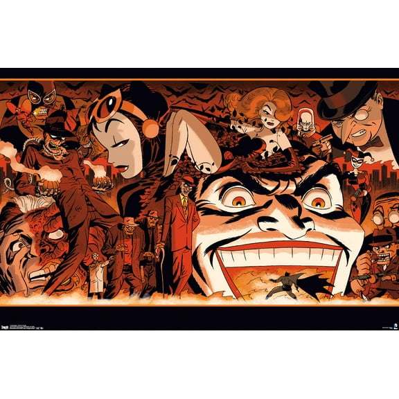 Trends International Batman - Villains Collage Poster