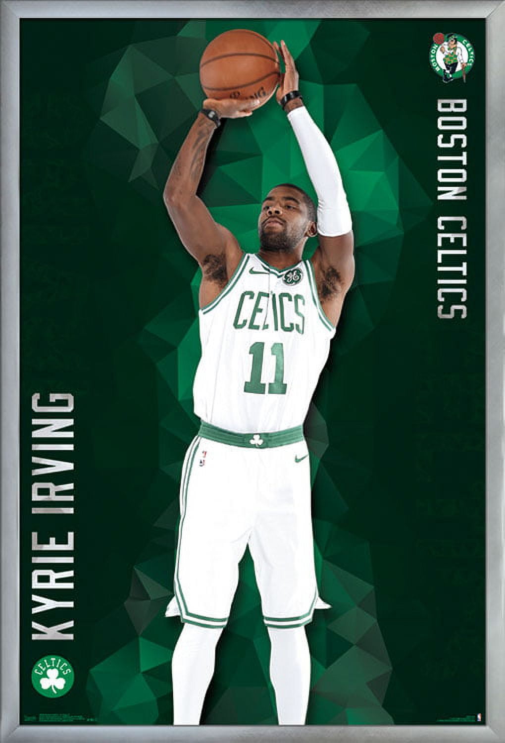 Kl 12# Nba Basketball Stars Oversized Wallpaper Boston Celtics No.11 Irving  Poster 60*40cm