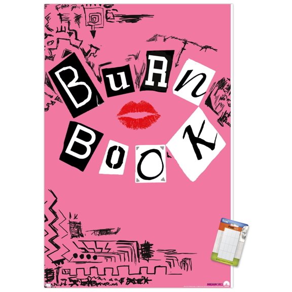 Mean Girls - Burn Book Wall Poster, 22.375" x 34"