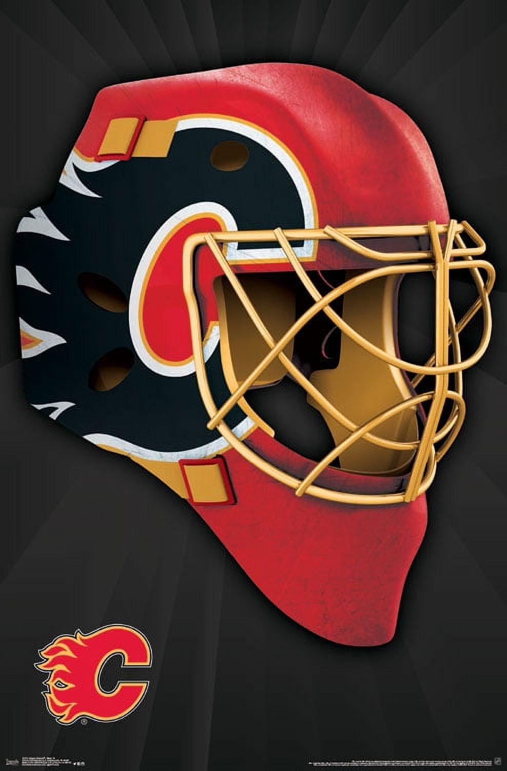 Trends International Calgary Flames 22'' x 34'' Mask Poster