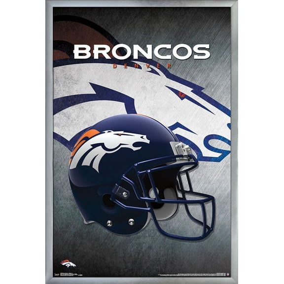 Trends International Denver Broncos Framed Poster