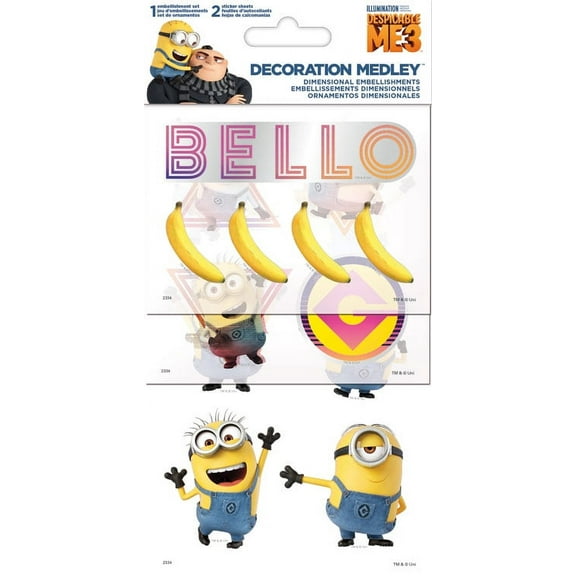 Trends International Despeciable Me 3 Decoration Medley