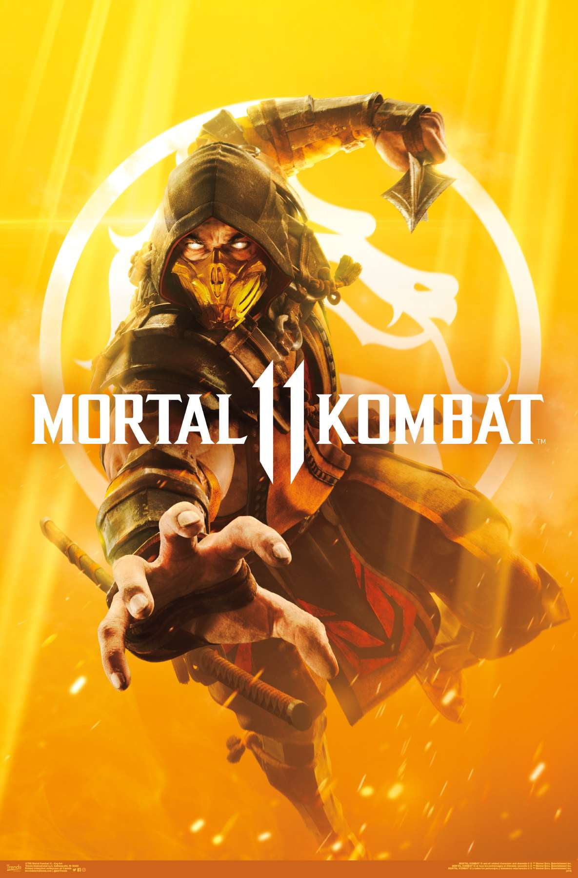 Poster Mortal Kombat - Scorpion, Wall Art, Gifts & Merchandise