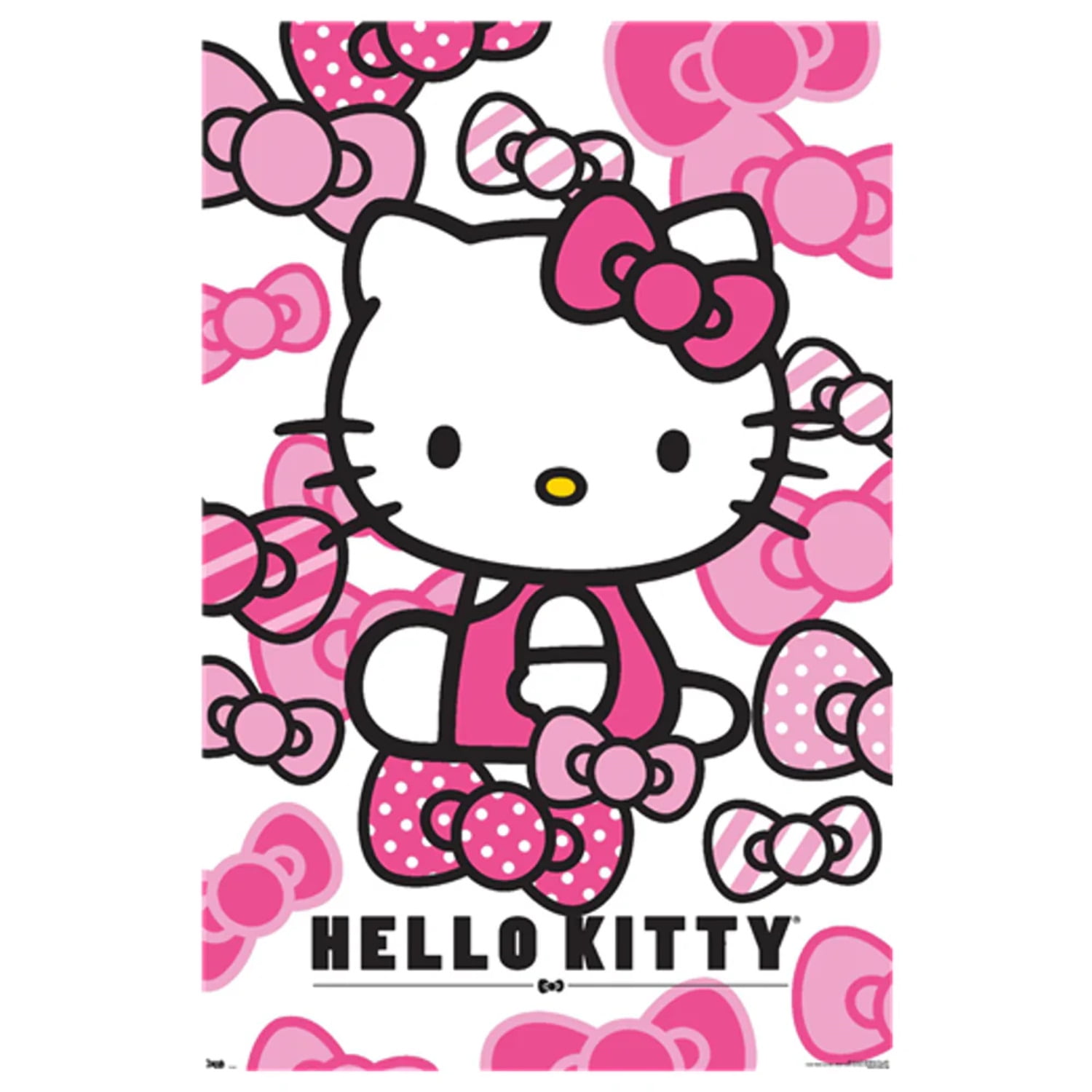 HelloKitty キティちゃん ポスター Trends International HELLO KITTY 22.375 x 34 Poster - Walmart.com