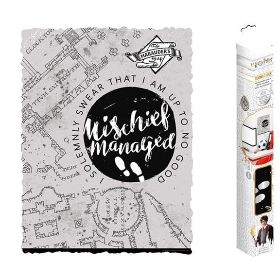 Trends International Harry Potter Marauder's Map Roomscapes Poster Decal, 18 in x 24 in