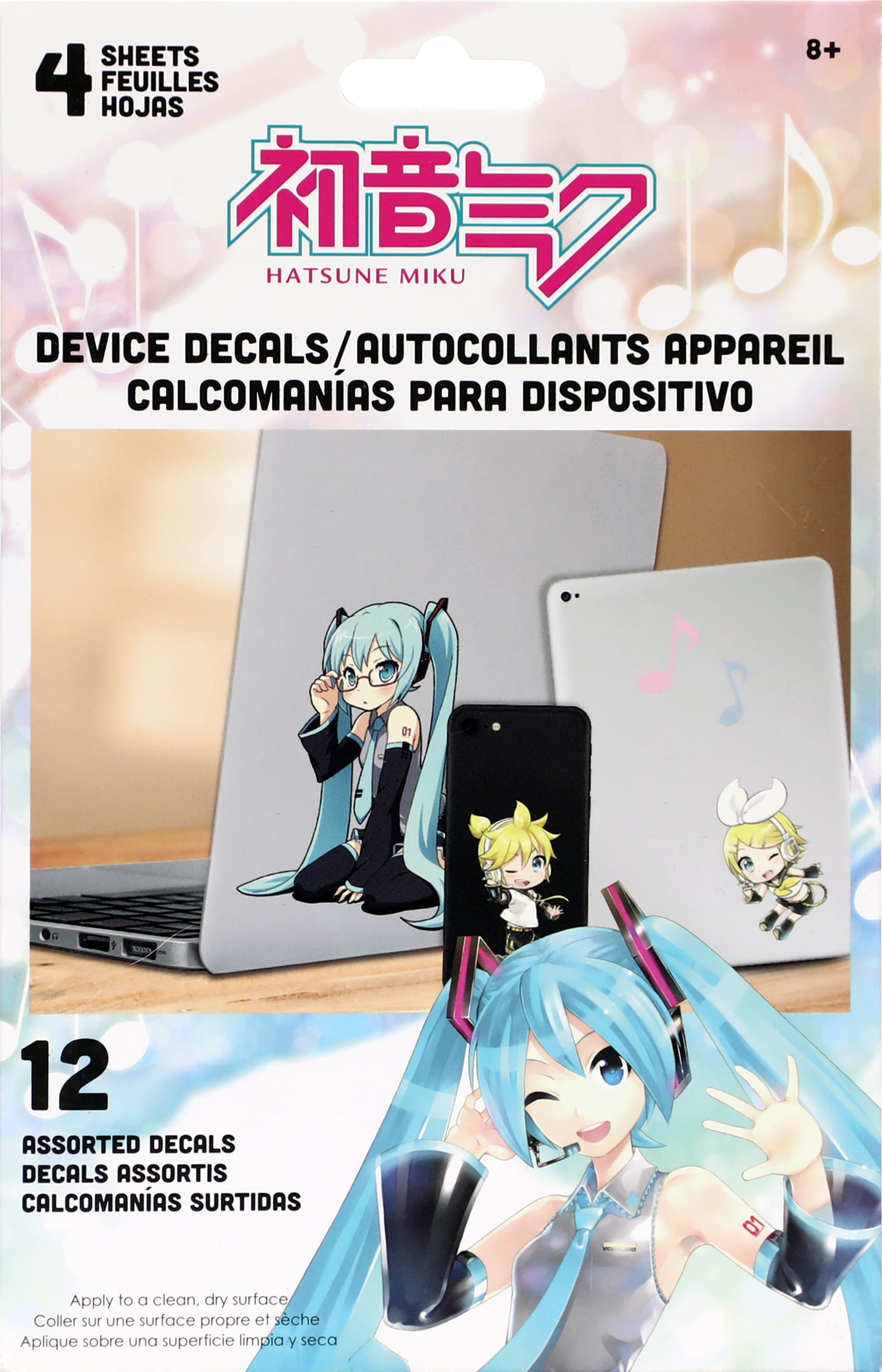 Hatsune Miku Anime Girl Cute Sticker Vinyl Decal Laptop Car Stickers Kawaii