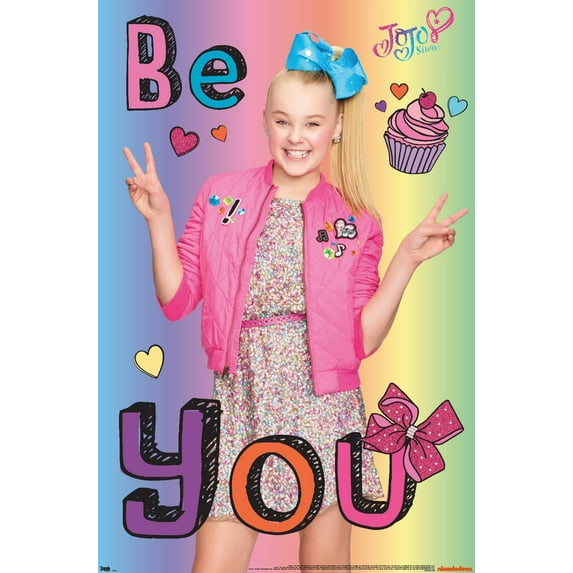 Trends International JoJo Siwa Poster Be You Wall Poster - 22.4" x 34"
