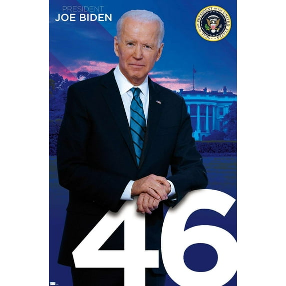 Trends International Joe Biden - President Wall Poster 14.725" x 22.375" Premium Unframed Version