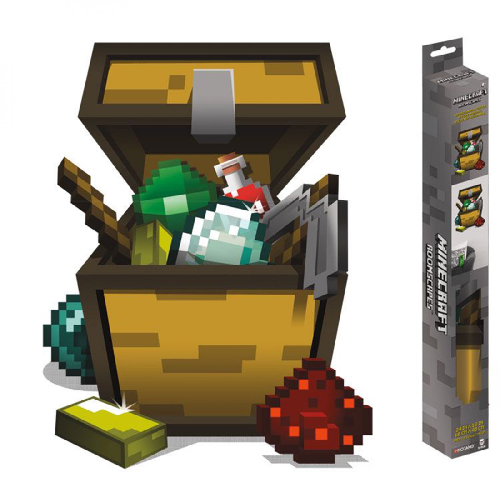 Trends International Minecraft - Roomscapes Poster Decal - 18''X 24''