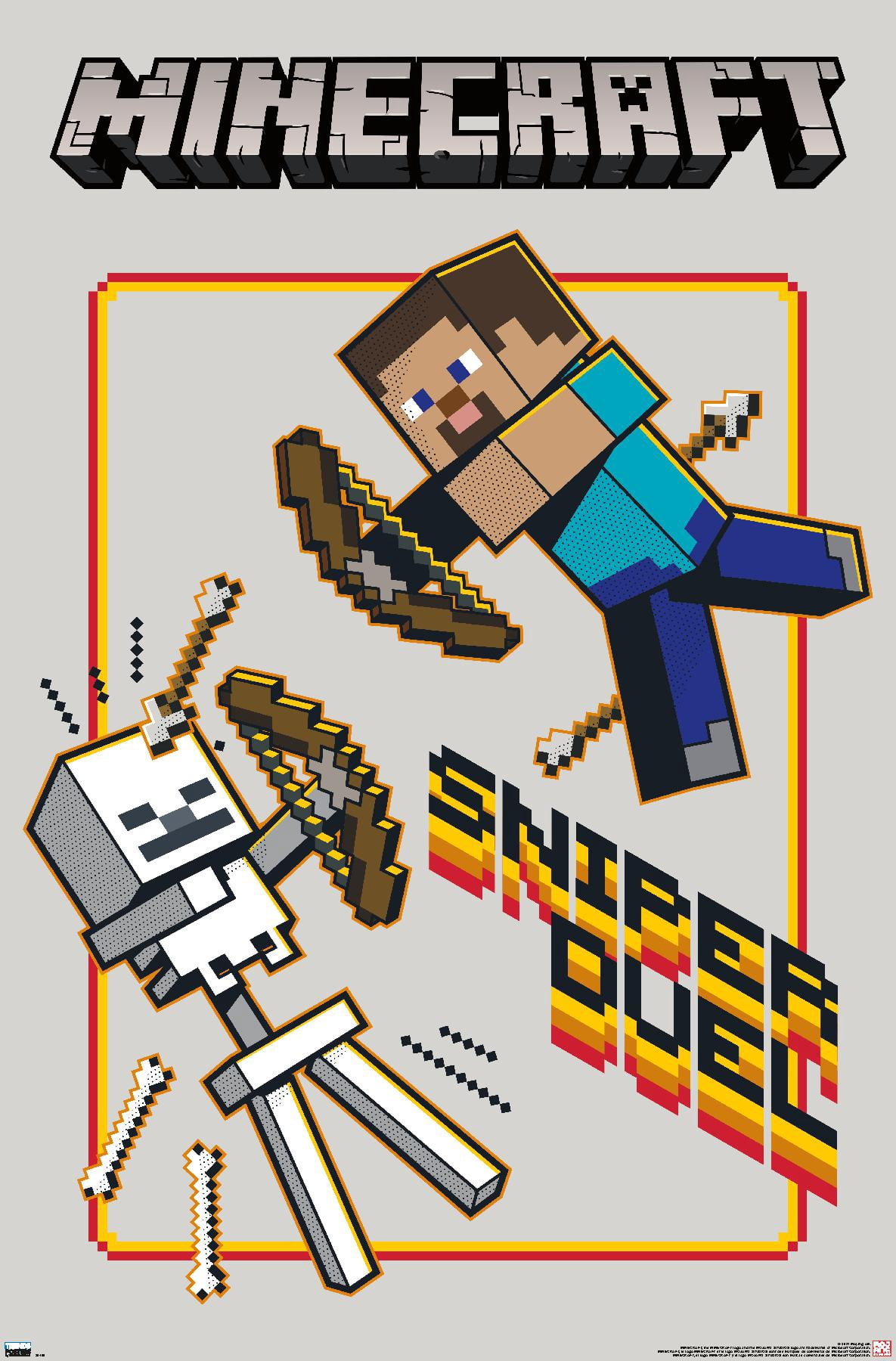 Trends International Minecraft - Sniper Duel Wall Poster 22.375
