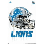 Trends International NFL Detroit Lions - Drip Helmet 20 Wall Poster 14.725" x 22.375" Premium Unframed Version