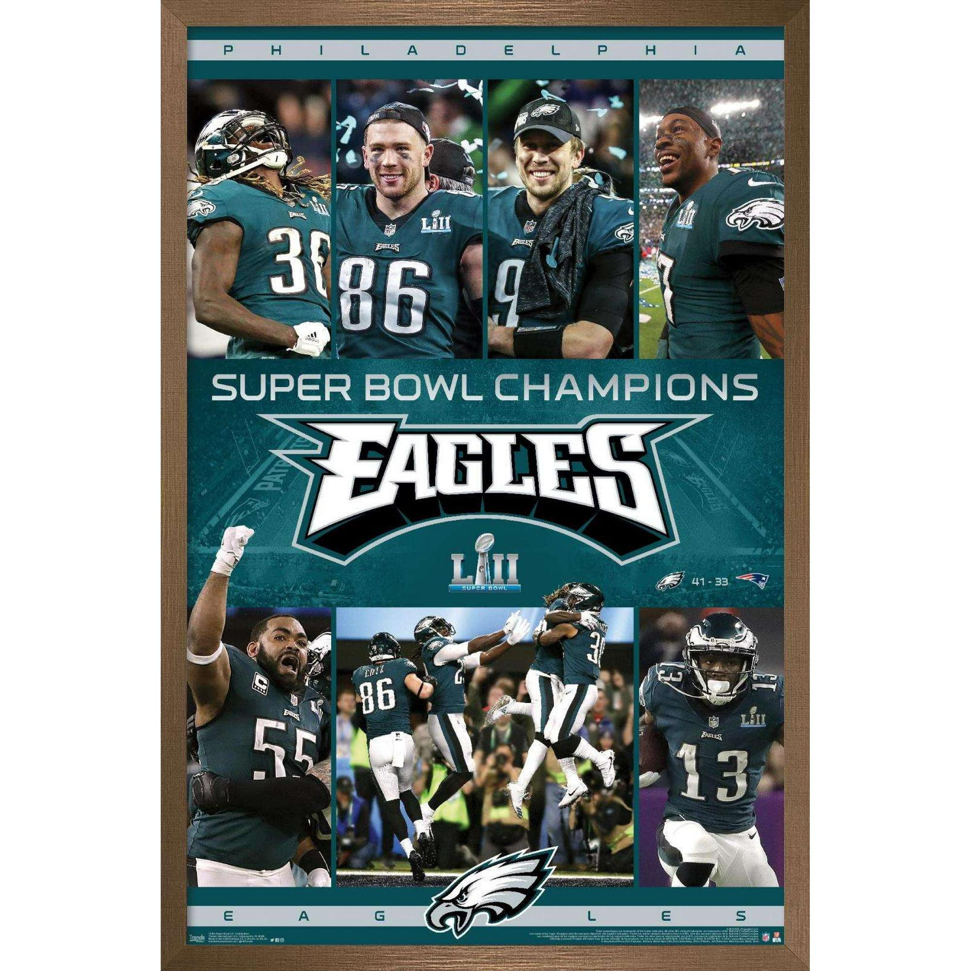 Philadelphia Eagles Super Bowl LII Champions Football  Eagles super bowl,  Philadelphia eagles super bowl, Super bowl