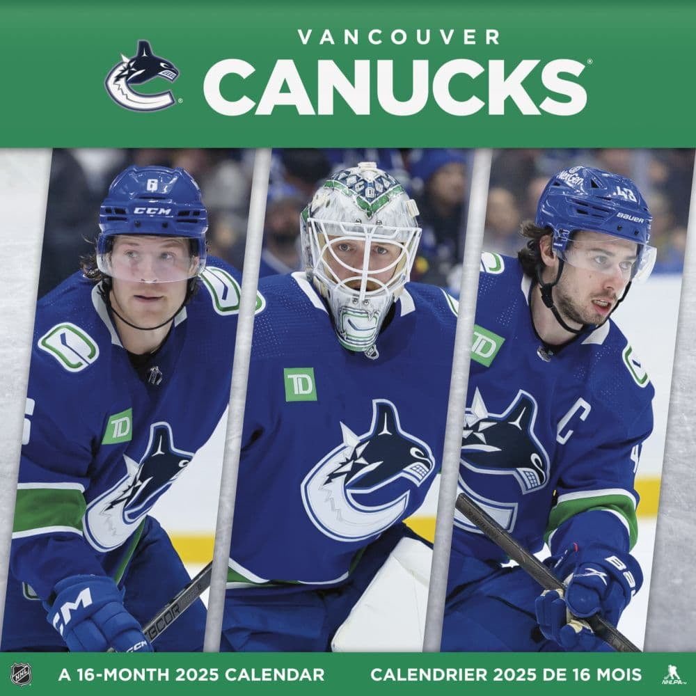 Trends International, NHL Vancouver Canucks 2025 Wall Calendar
