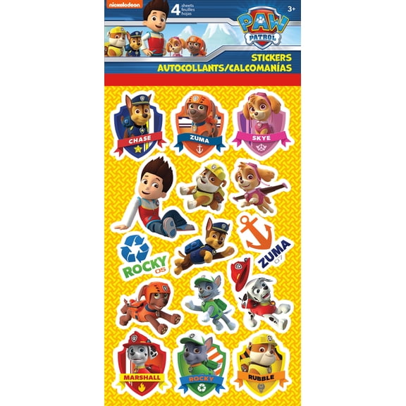 Trends International Paw Patrol Standard Sticker - 4 sheet