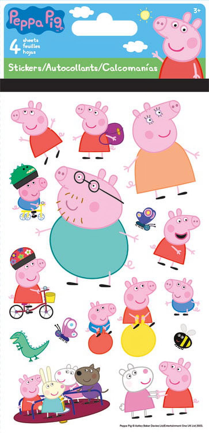 PEPPA PIG Mega Pack of Stickers, Loads of Different Stickers A4