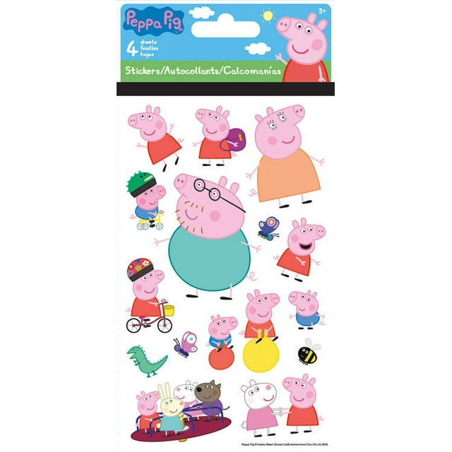 Trends International Peppa Pig Standard Stickers 4 Sheet Walmart trends-international-peppa-pig-standard-stickers-4-sheet-walmart