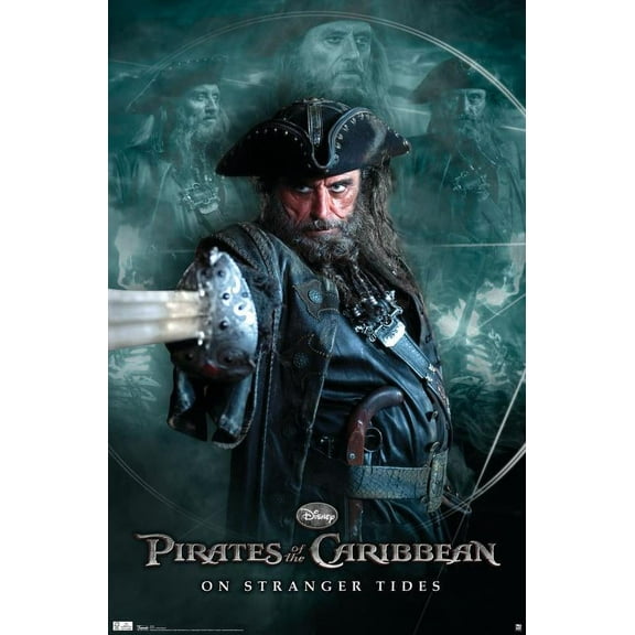 Trends International Pirates of the Carribbean 4 - Black Beard Poster