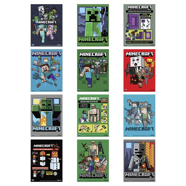 Trends International Poster Book Minecraft Poster Book 8.5" x 11