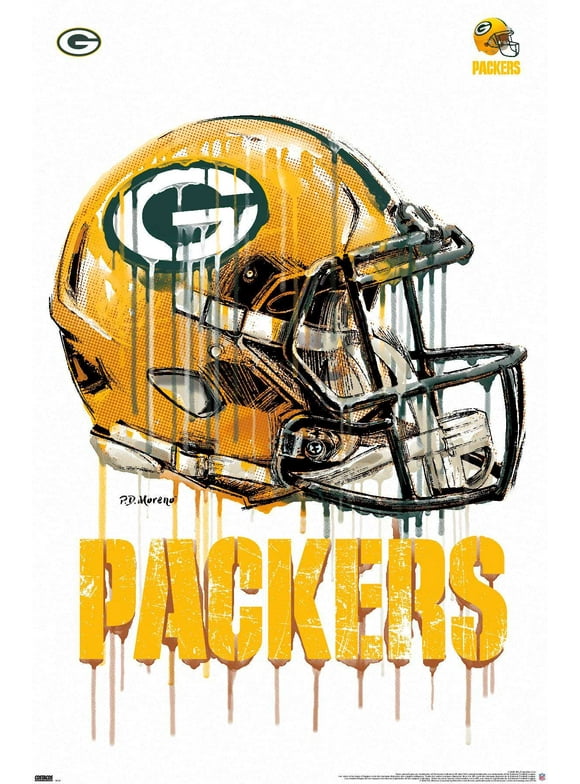 Trends International Printed Green Bay Packers Poster, 22.37" x 34"