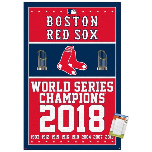 Trends International Printed Sports Boston Red Sox Unframed Poster, 22.37" x 34.00"