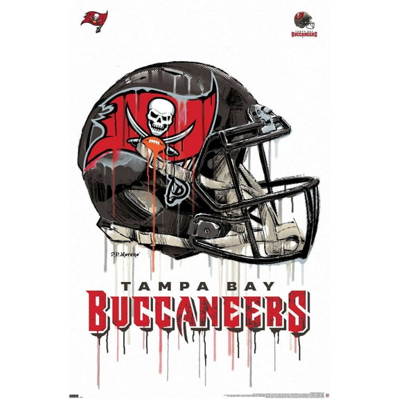 Trends International Printed Tampa Bay Buccaneers Poster, 22.37" x 34"