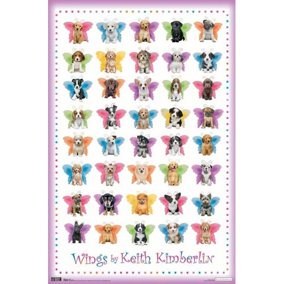 Trends International Puppy - Wings Poster