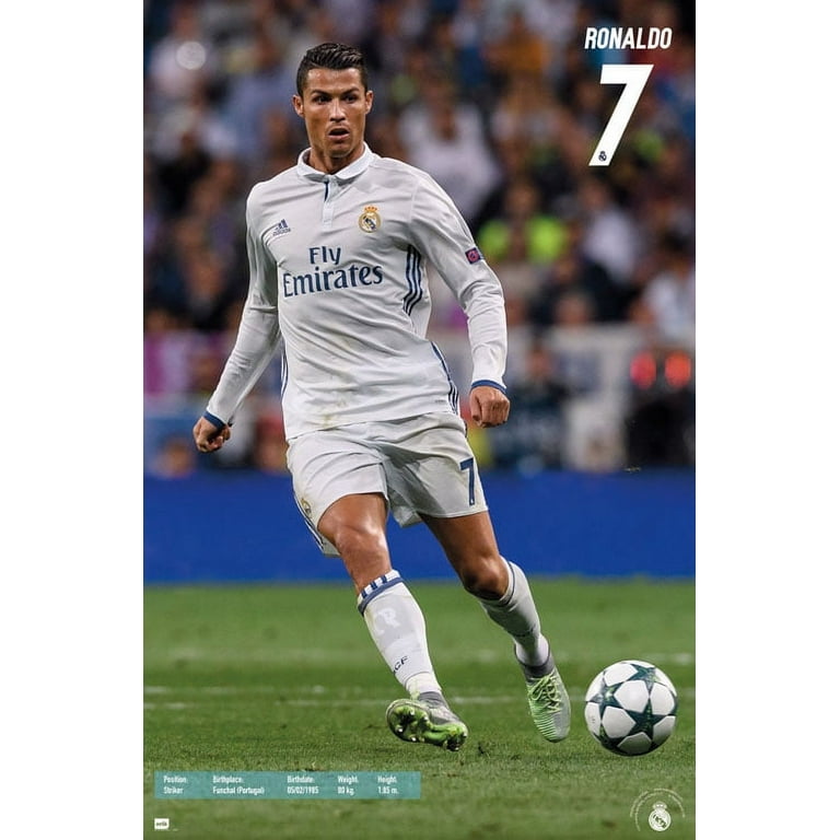 Trends International Real Madrid Cristiano Ronaldo Wall Poster 22.375 x 34