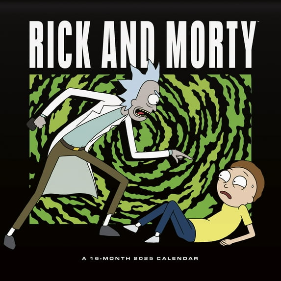 Trends International, Rick and Morty 2025 Wall Calendar