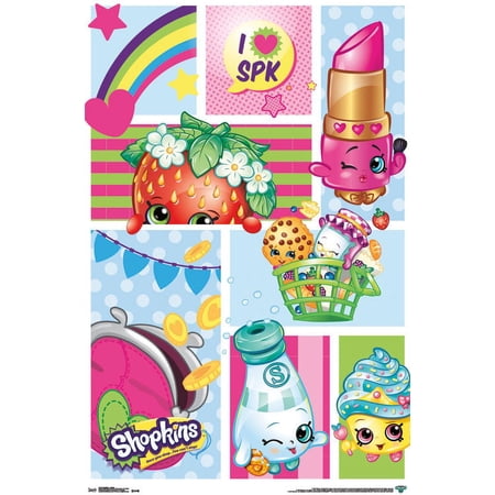 Trends International Shopkins Collage Wall Poster 22.375" x 34"