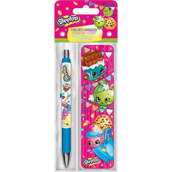 SHOPKINS - GEL PEN + BM PACK