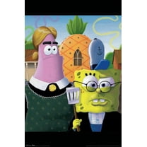 Trends International SpongeBob - American Gothic Poster