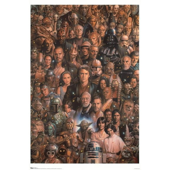 Trends International Star Wars - Saga Poster